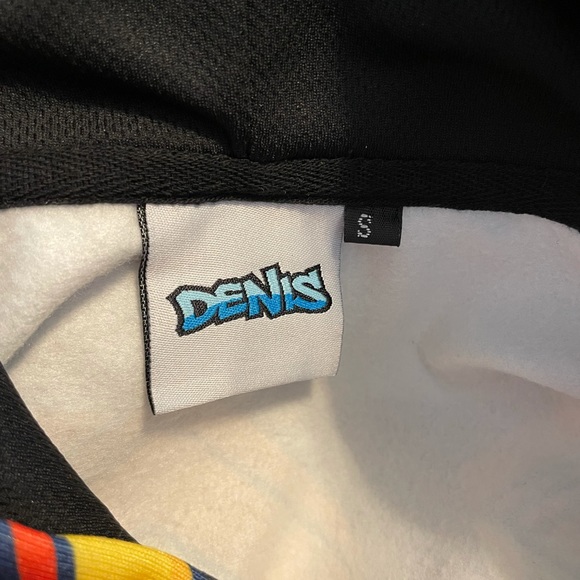 DENIS Graffiti Hoodie ~ Men's Small Multicolored * - Picture 6 of 6